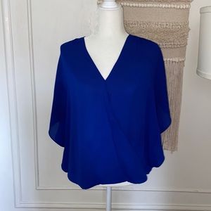 INC Women's Blue Blouse